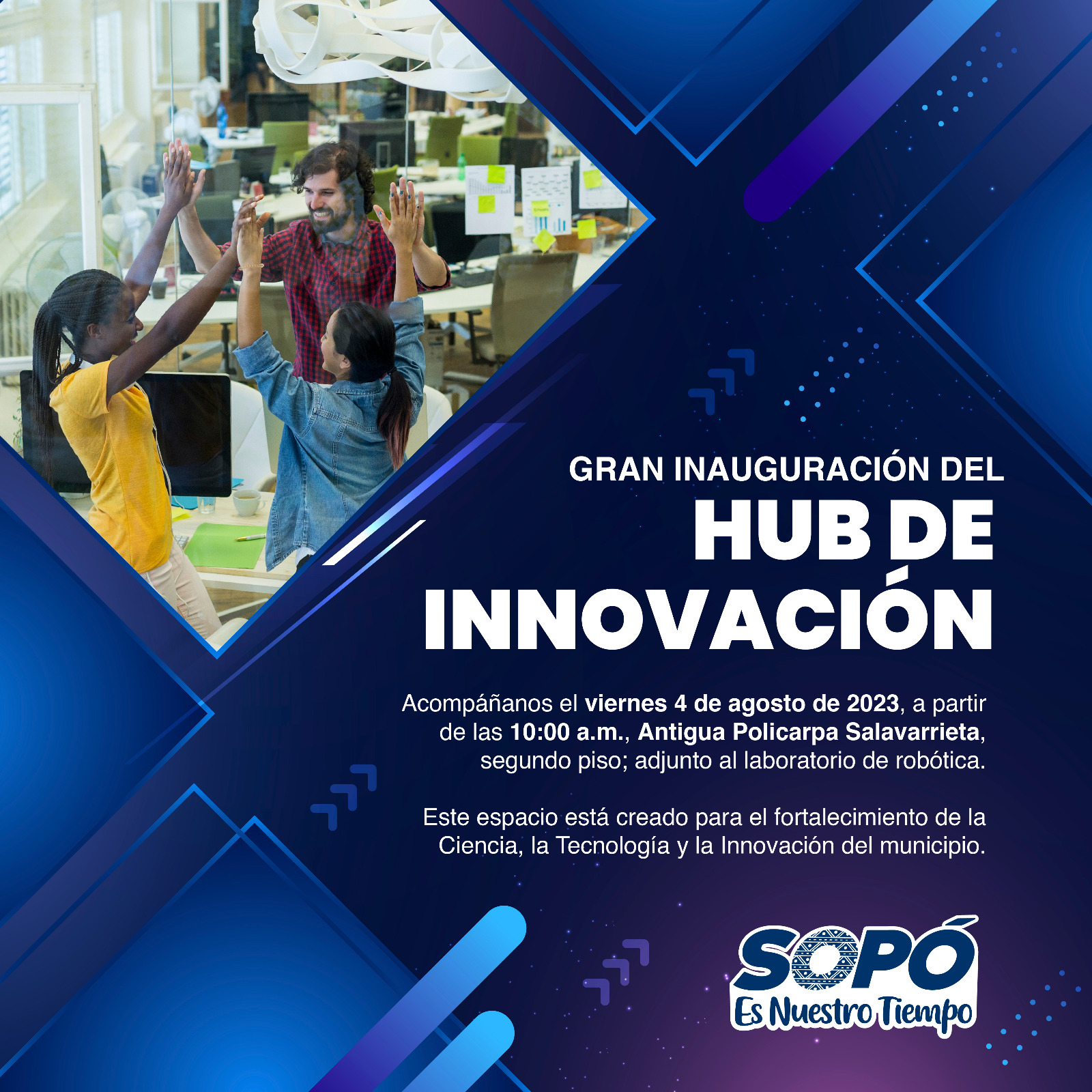 Toda la comunidad cordialmente invitada a la inauguración del Hub de Innovación